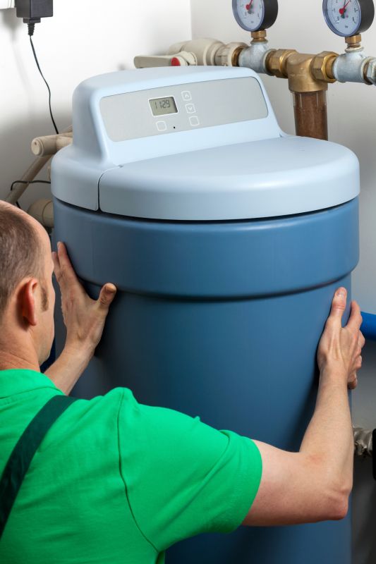 Water Softener System in Use